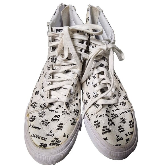 VANS Baron Von Fancy Size W9 M7.5 High Top Zip Back - Picture 3 of 7